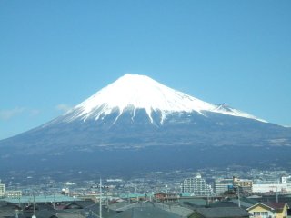 Mount Fugi from Train