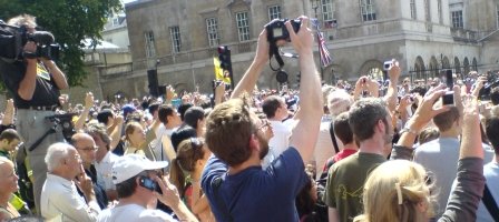 Tour de France - Photographers at the start line