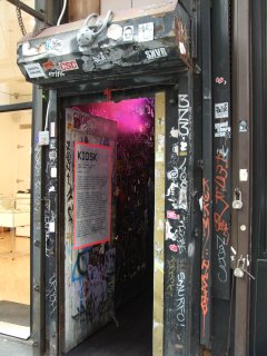 Entrance to Kiosk