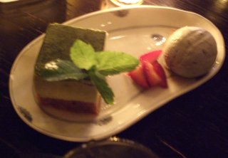 Green Tea Tiramisu - Matsuri Restaurant, New York