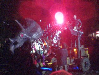 Dinosaur Vehicle at Fire Show