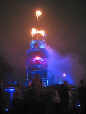 Fire Show DJ Tower