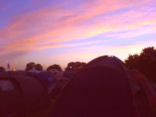 Sunset at Glastonbury
