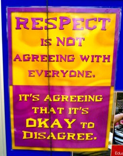Respect is...