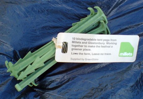 Vegetarian Tent Pegs (not much use)