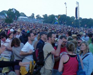 Crowds Waiting for Winy