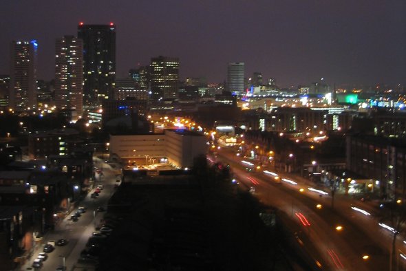 View of Birmingham from 18th Storey of Haddon Tower