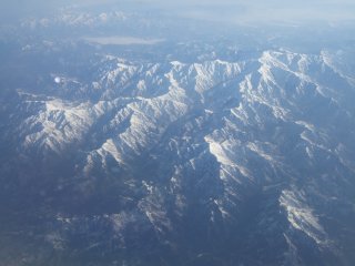 Mountains from Plane