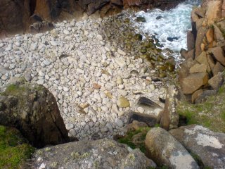 Bay with stones and ...