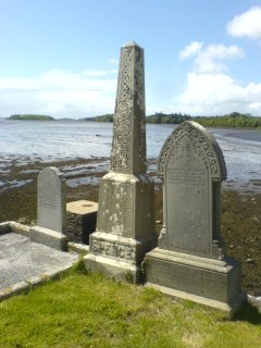 Gravestones by the sea - Donegal Friary
