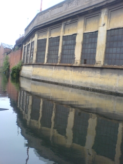 Concrete Building Reflected