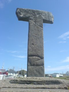 Ancient Tau Cross at Harbour