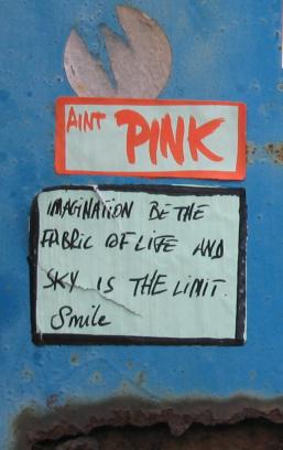 Imagination be the fabric of life - Ain't Pink